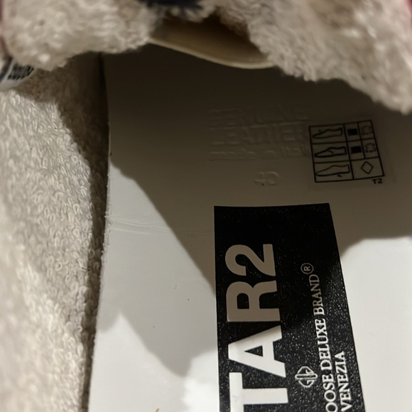 GOLDEN GOOSE DELUXE BRAND V STAR 2 RED AND GRAY VELVET-SIZE EU 40-US 9 - Picture 5 of 9